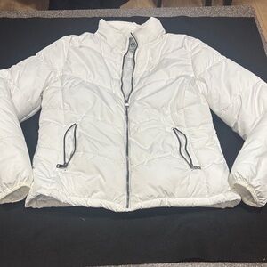 Women's White Puffer Jacket